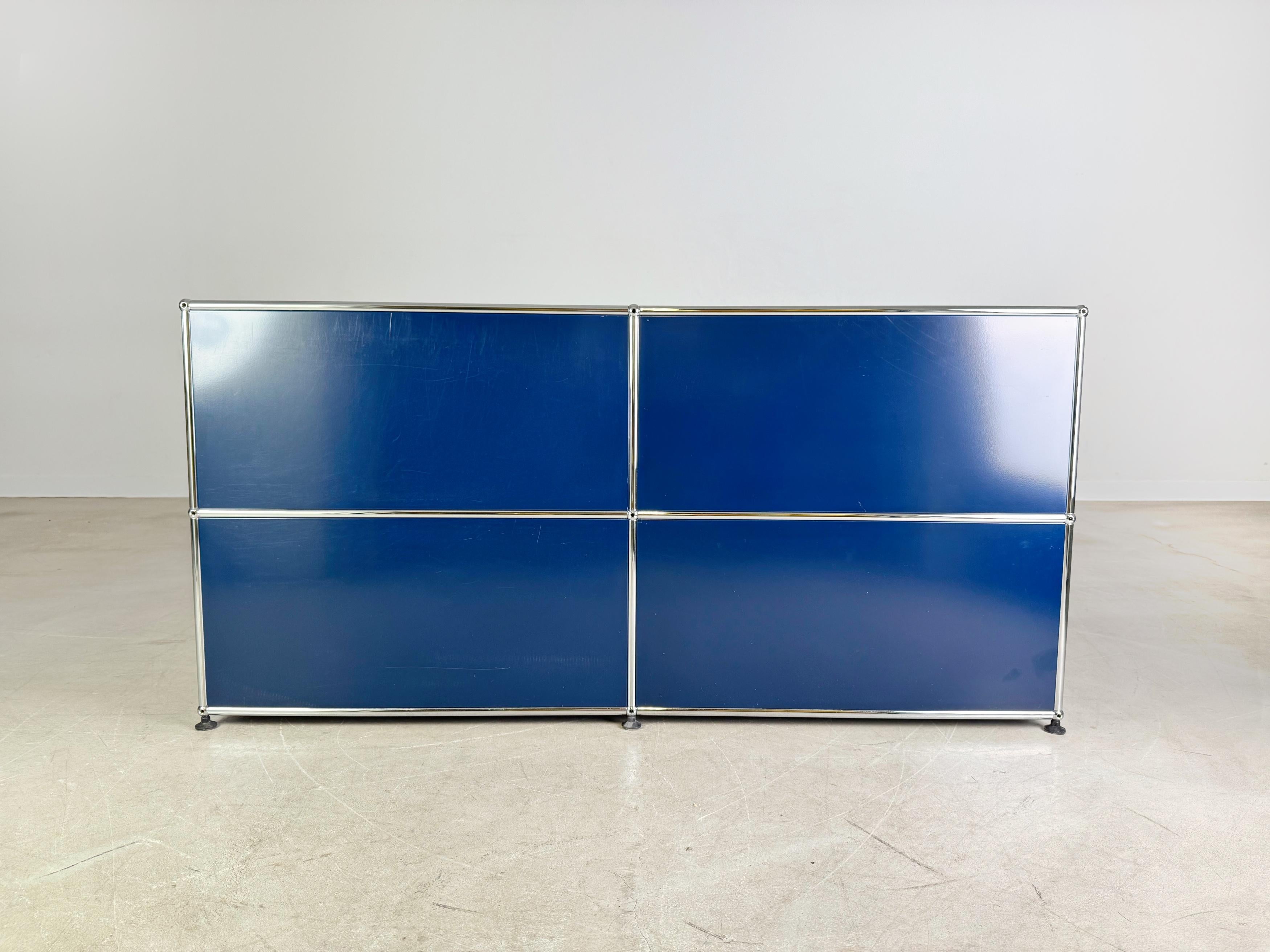 USM Haller Aparador Regal Anrichte blau navy Design Kommode en venta 3