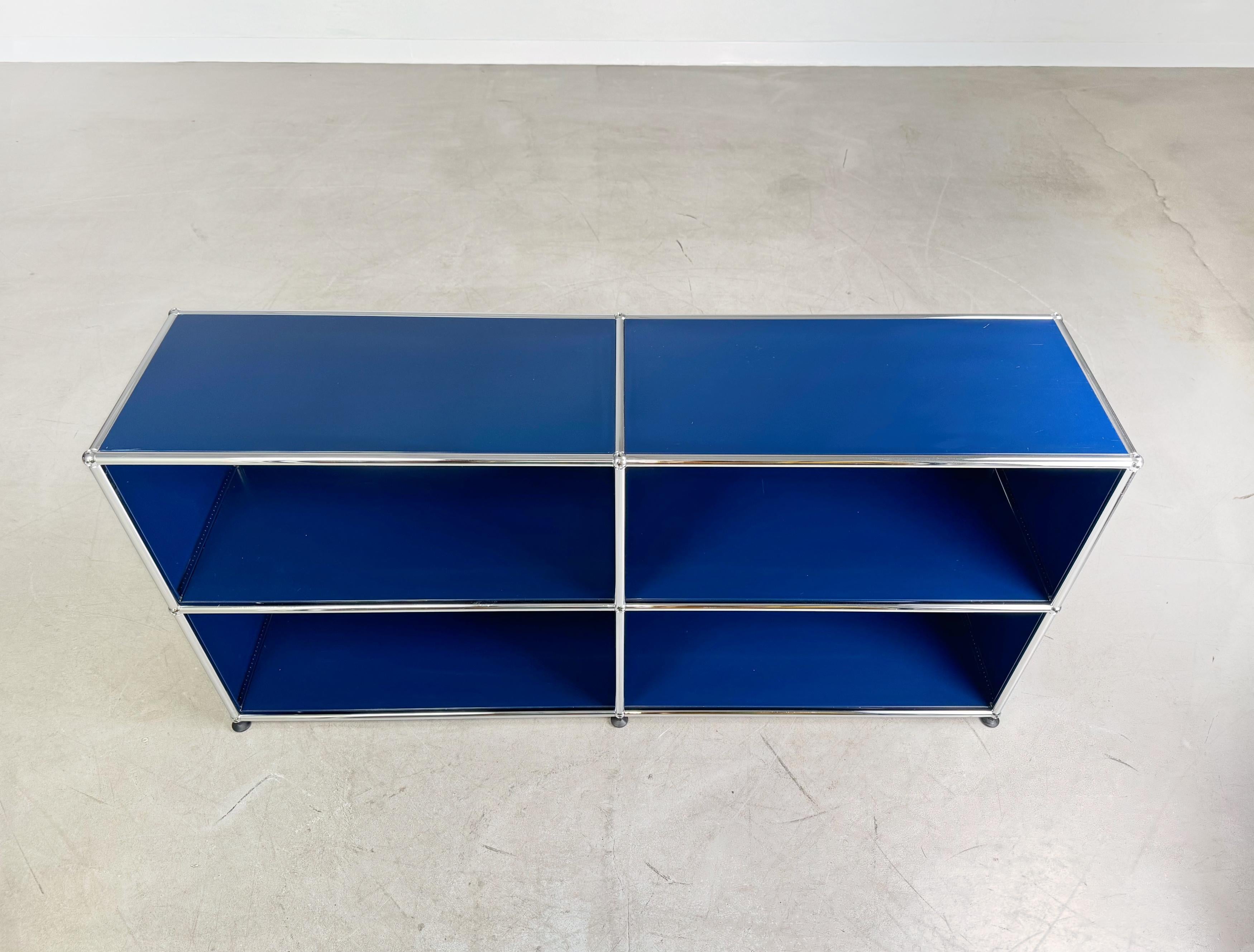 USM Haller Aparador Regal Anrichte blau navy Design Kommode Moderno de mediados de siglo en venta