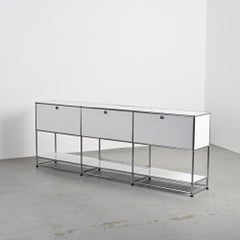 USM Haller Sideboard mit drei Türen, Schweiz, um 1970
