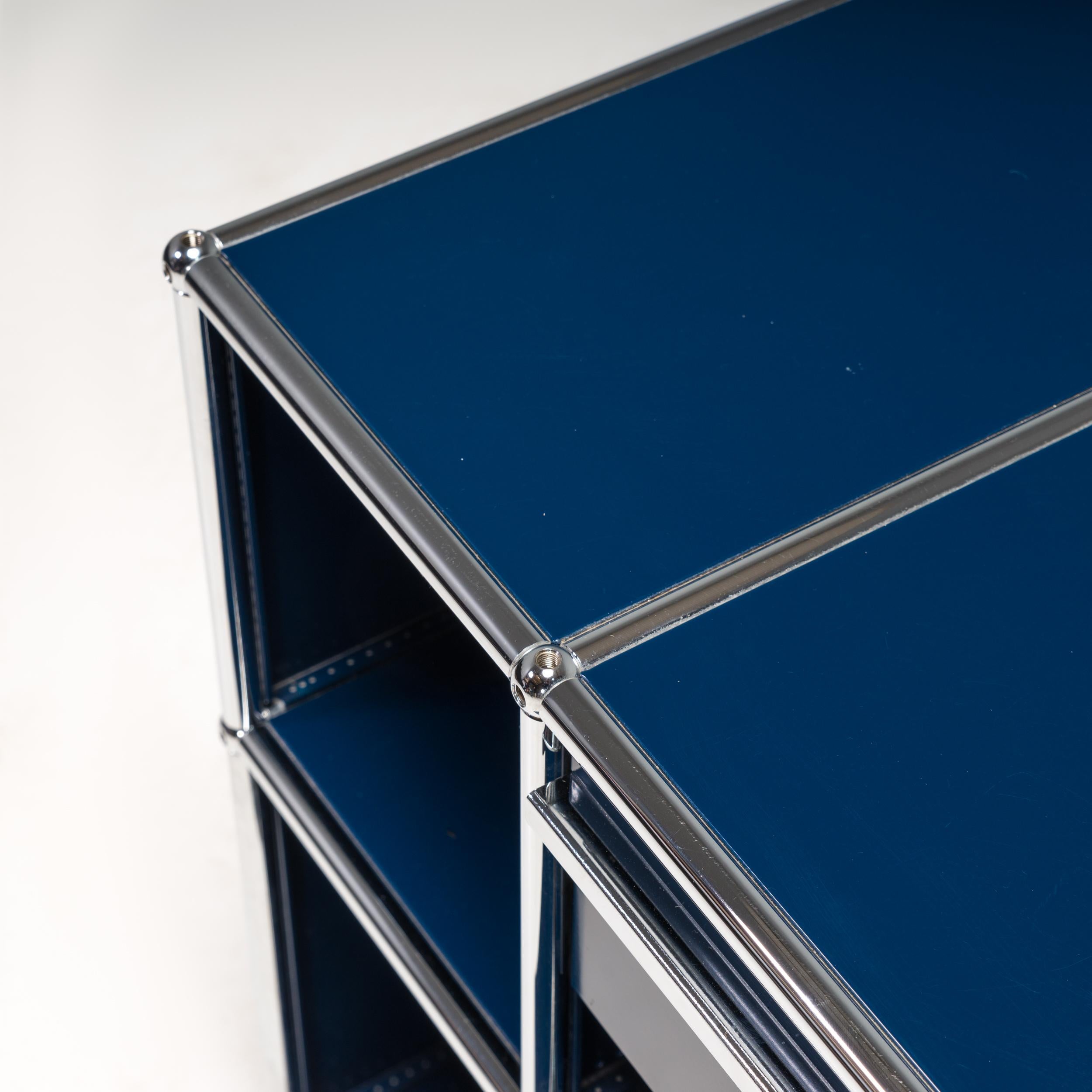 USM Haller Swiss Steel Blue Sideboard 2