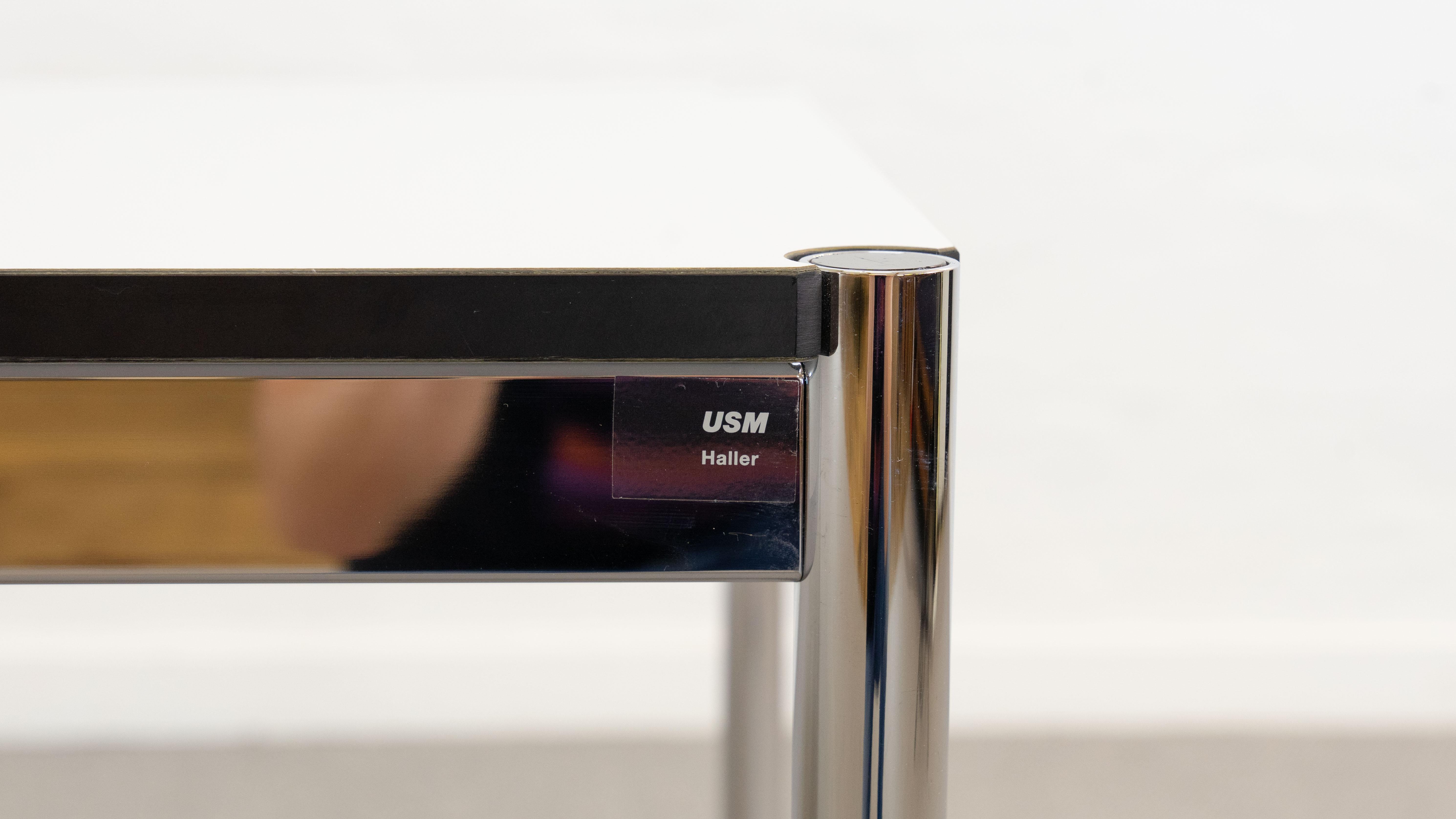 USM Haller Table - Desk - Conference Table by Fritz Haller, 300cmx75cm, white 5