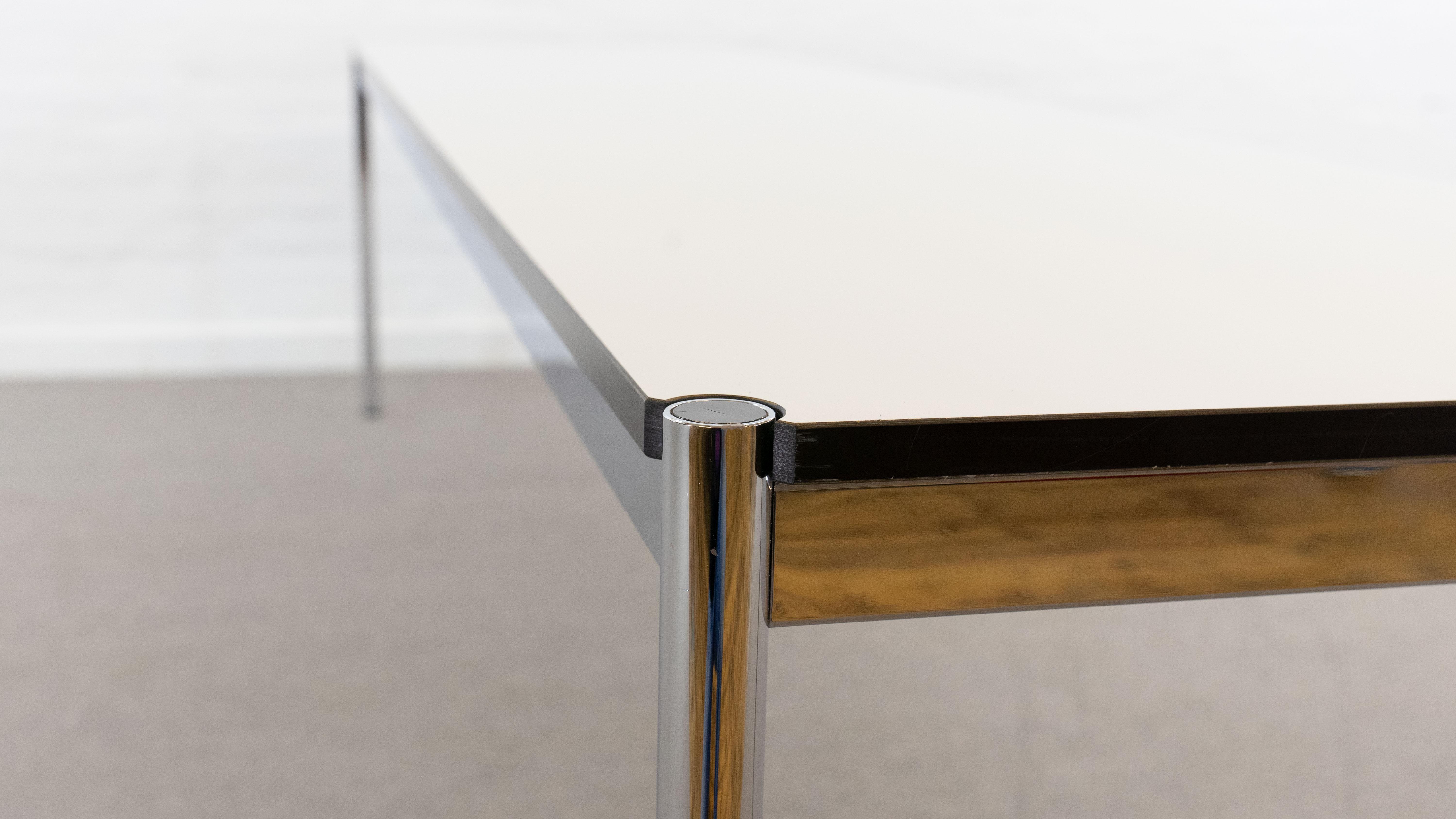 USM Haller Table - Desk - Conference Table by Fritz Haller, 300cmx75cm, white 10