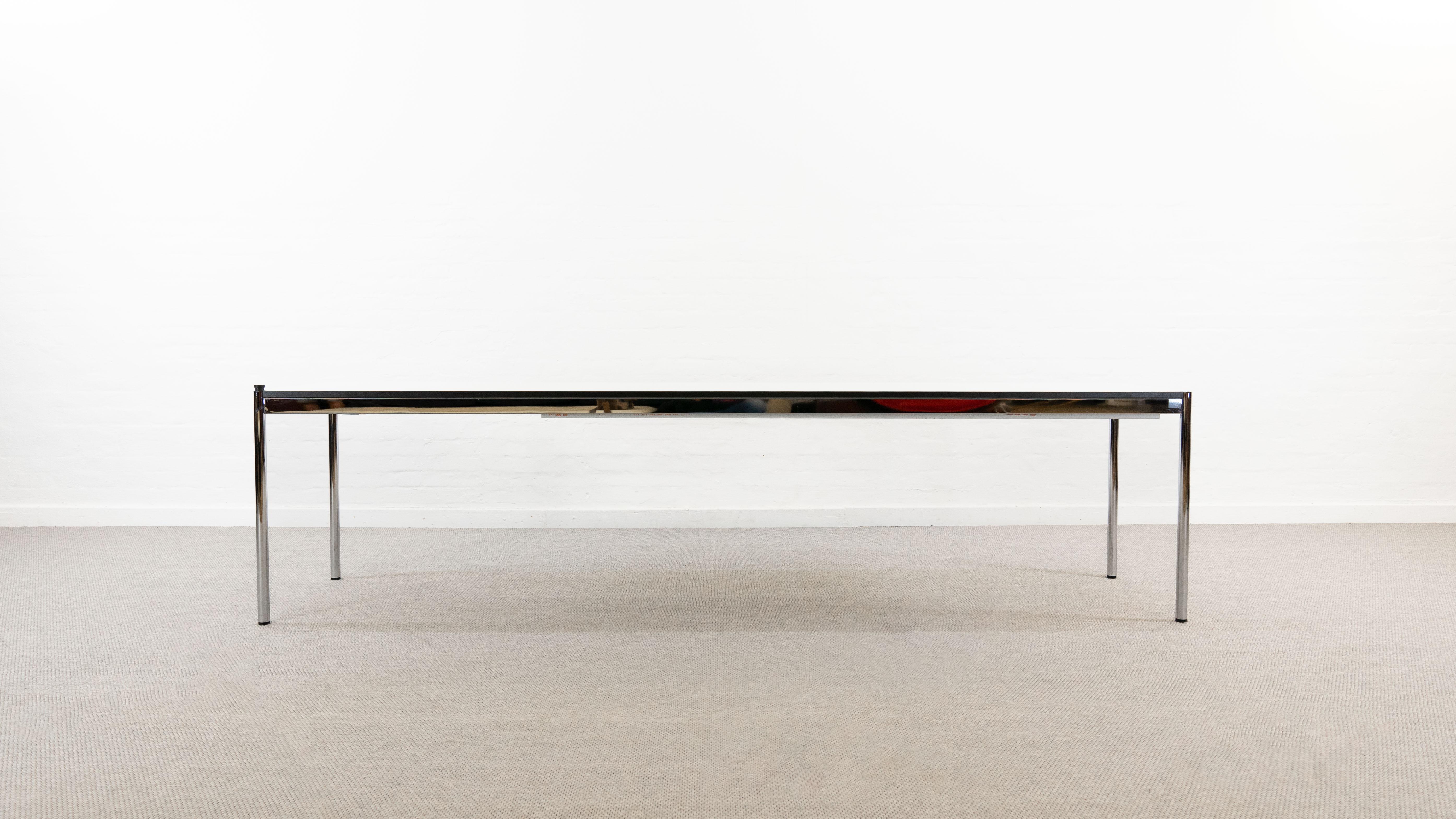 Modern USM Haller Table - Desk - Conference Table by Fritz Haller, 300cmx75cm, white