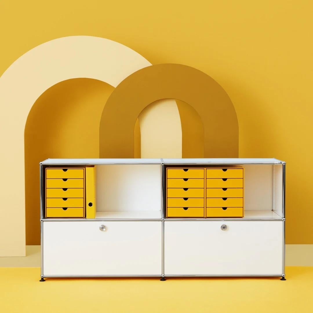 Set di 5 cassetti USM Inos dell'architetto svizzero Fritz Haller e Paul Schaerer in vendita 1