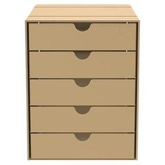 Set di 5 cassetti USM Inos dell'architetto svizzero Fritz Haller e Paul Schaerer