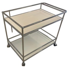 USM Pure White Cart Designed by  Fritz Haller and Paul Schaerer in STOCK