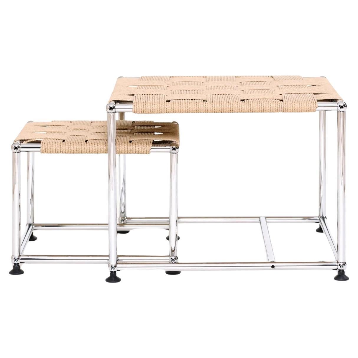 USM WS Nesting Tables  by Henry Julier For Sale