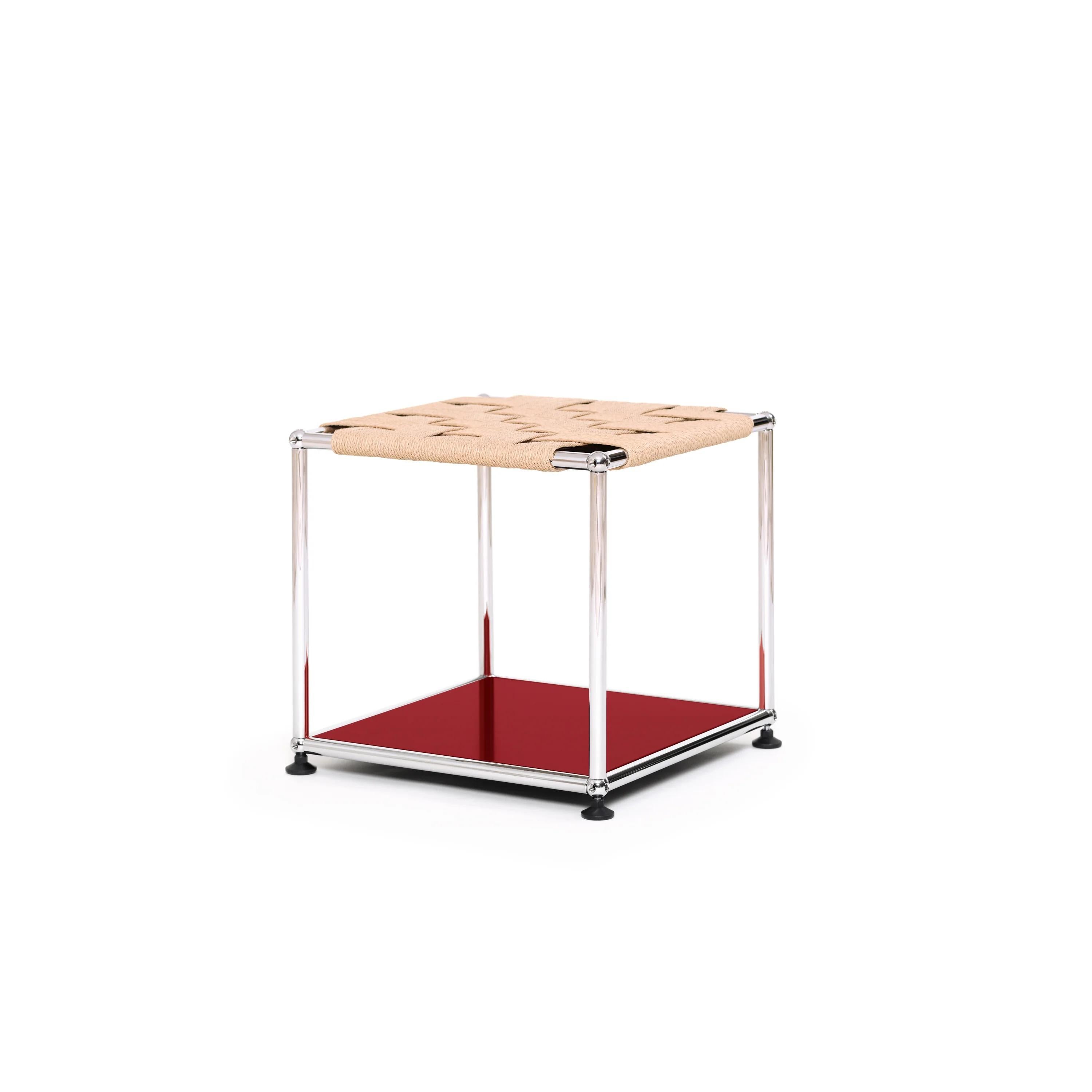 Table d'appoint USM WS + panneau inférieur de couleur personnalisable par Henry Julier en vente 5