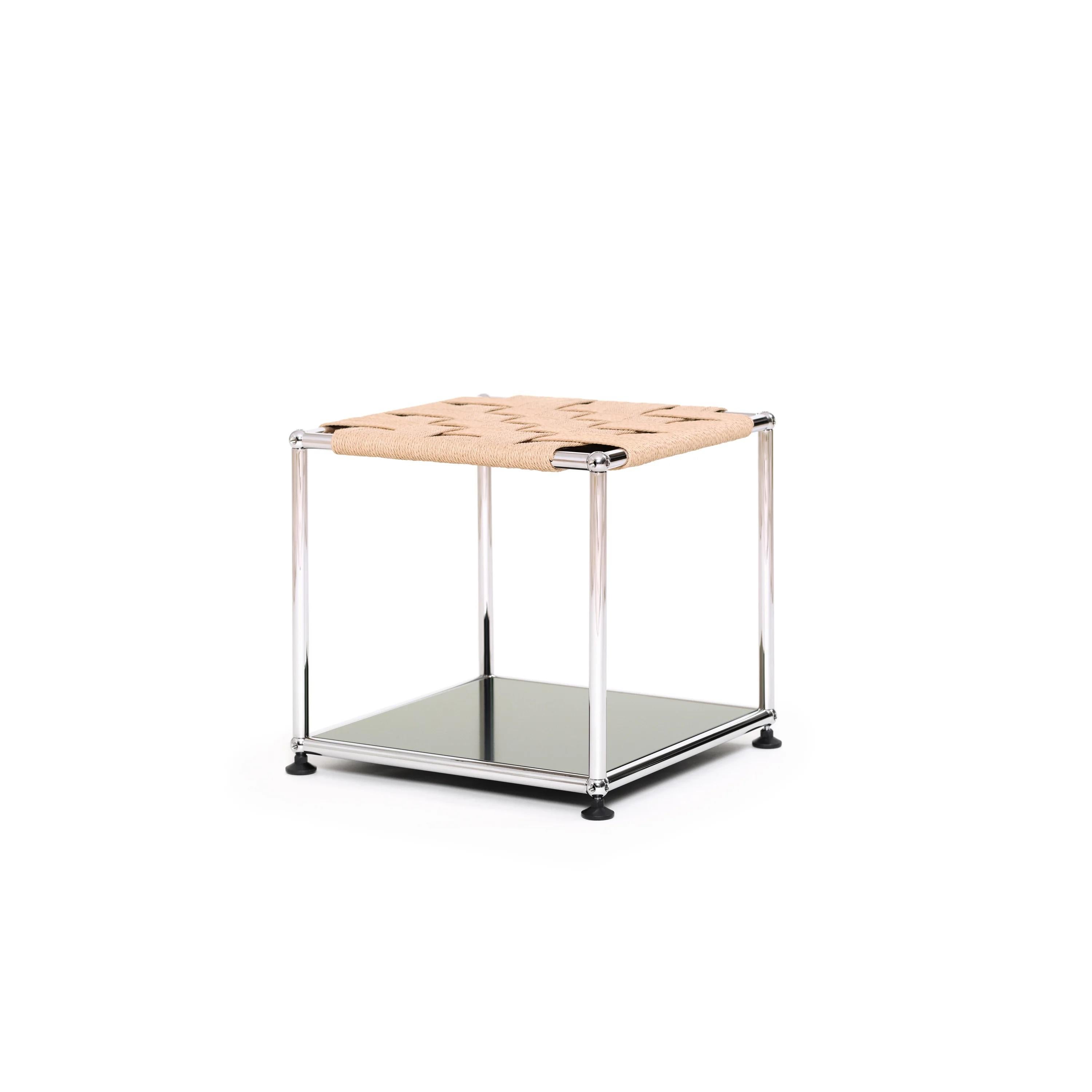 Table d'appoint USM WS + panneau inférieur de couleur personnalisable par Henry Julier en vente 1