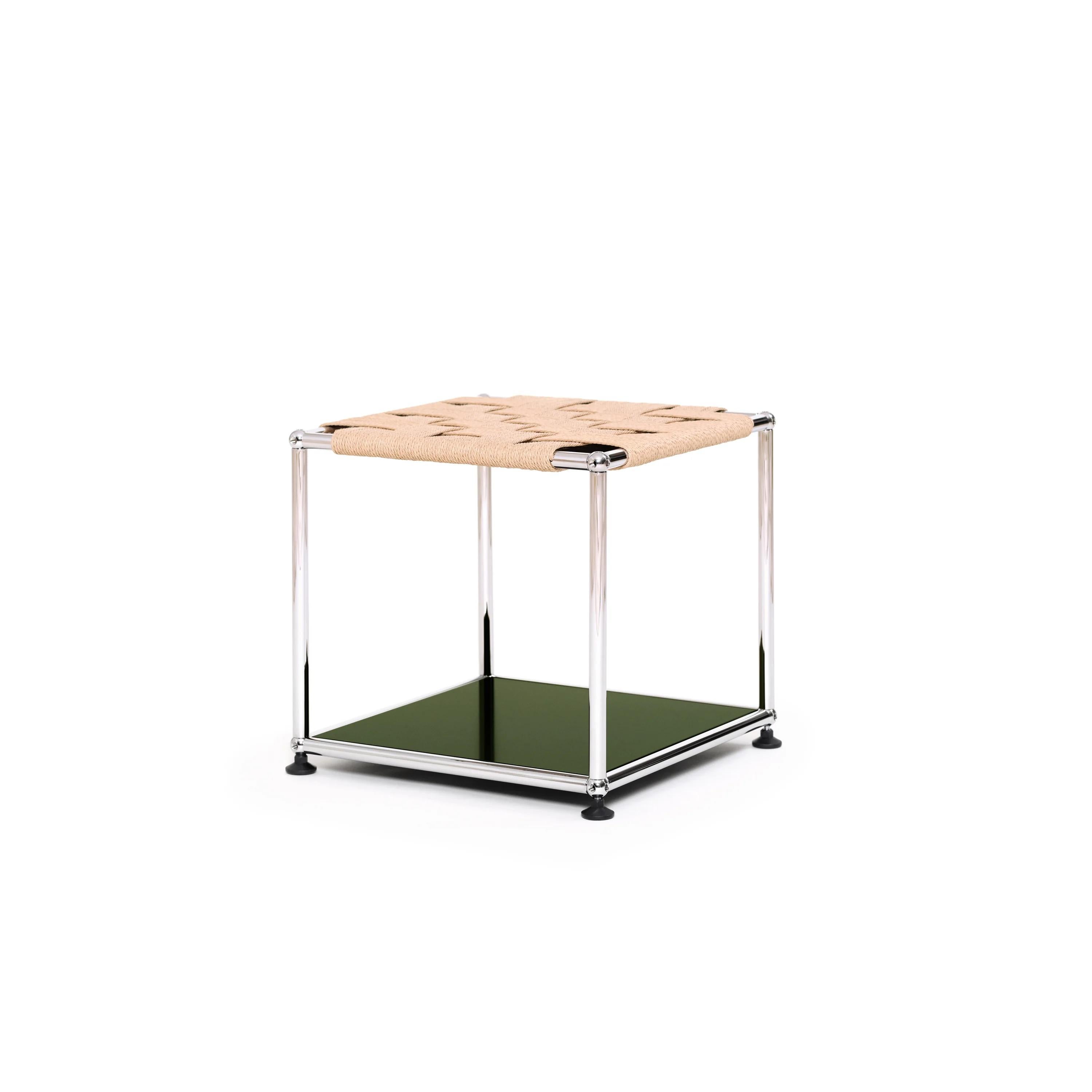 Table d'appoint USM WS + panneau inférieur de couleur personnalisable par Henry Julier en vente 3