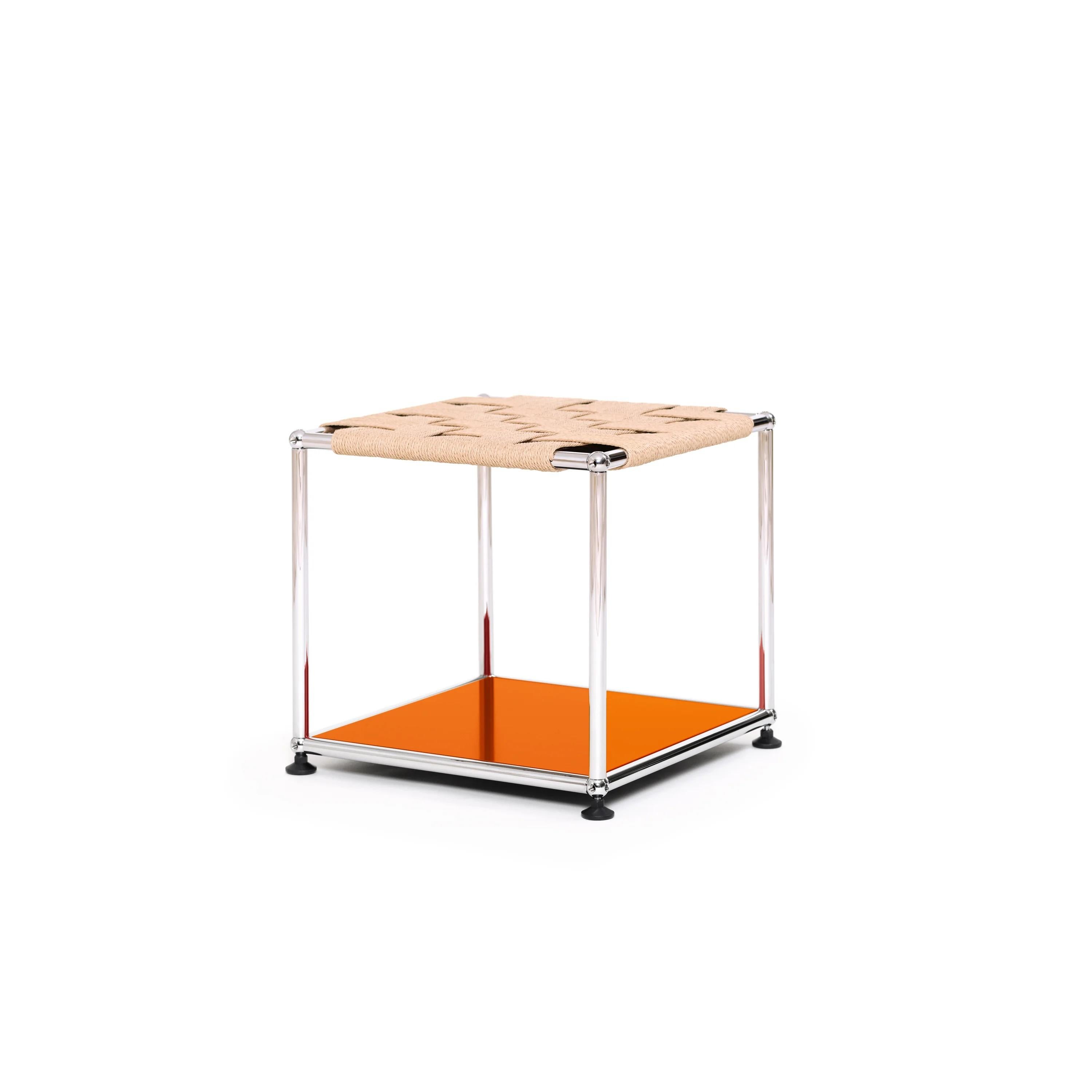 Table d'appoint USM WS + panneau inférieur de couleur personnalisable par Henry Julier en vente 4