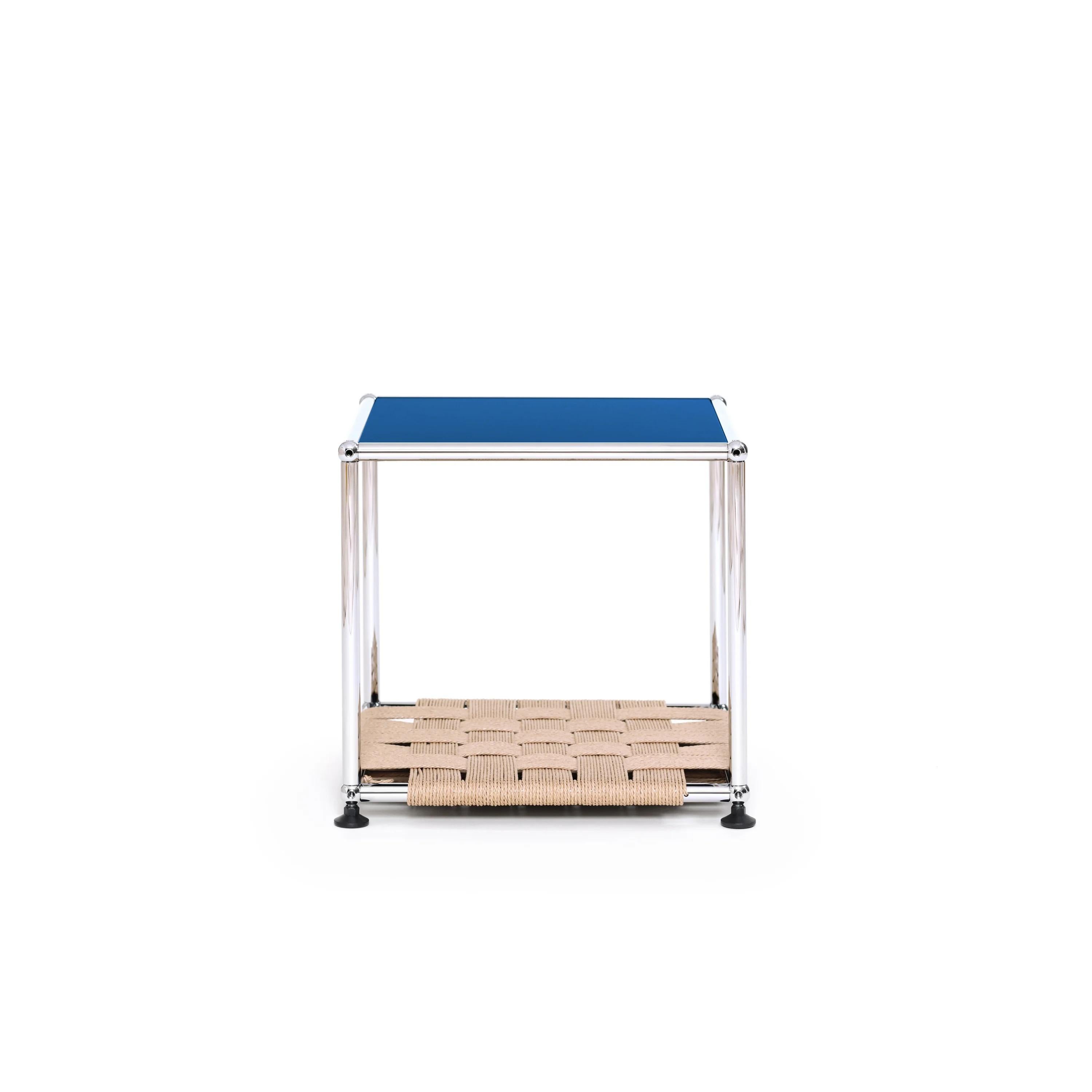 Acier Table d'appoint USM WS + Panneau supérieur de couleur personnalisable par Henry Julier en vente