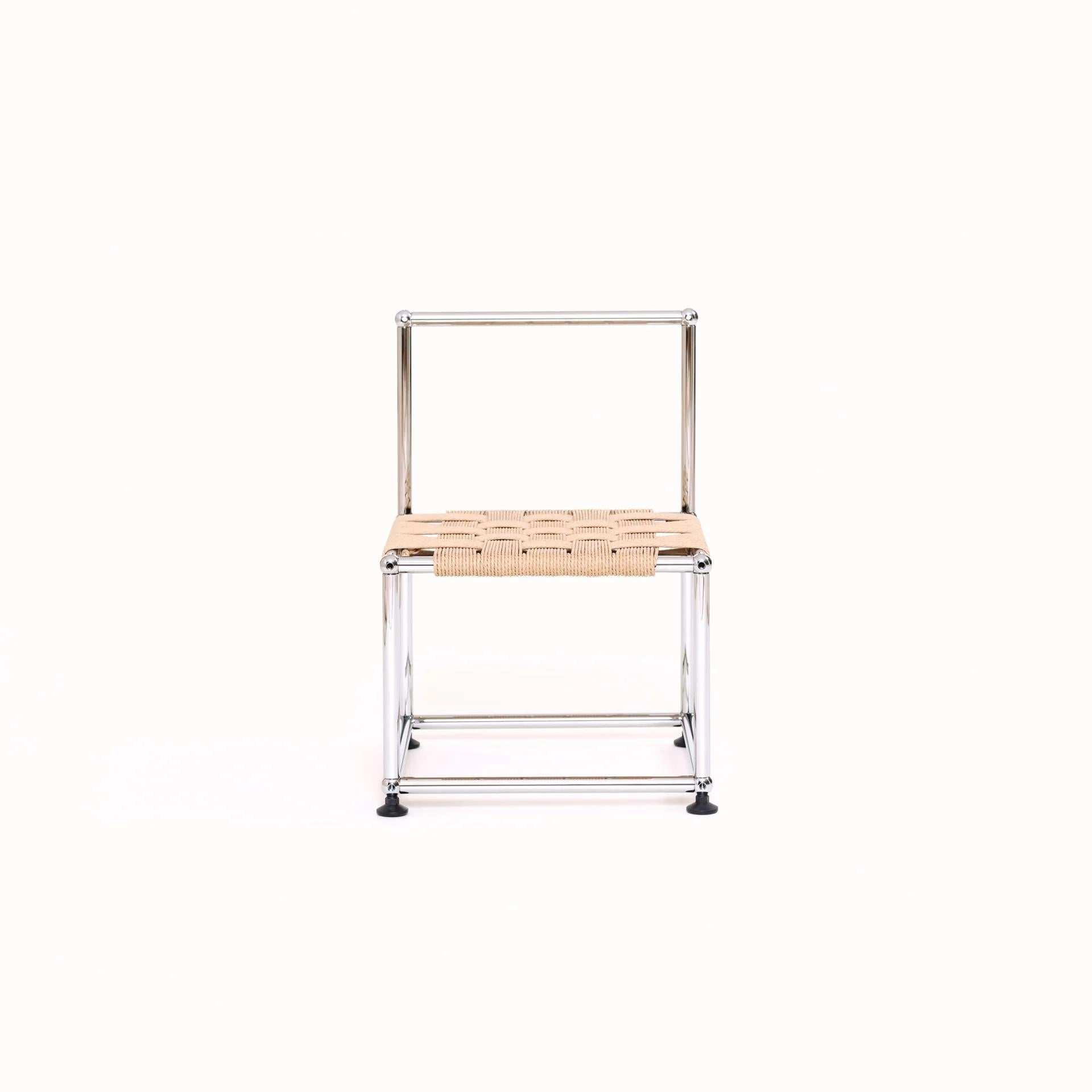 USM WS Woven Low Chair by Henry Julier In New Condition For Sale In New York, NY