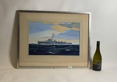 USS Doherty DE-14 Painting by Worden Wood