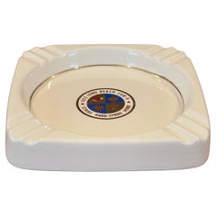 USS Long Beach CGN 9 Cruiser "Strike Hard, Strike Home" Ceramic Ashtray