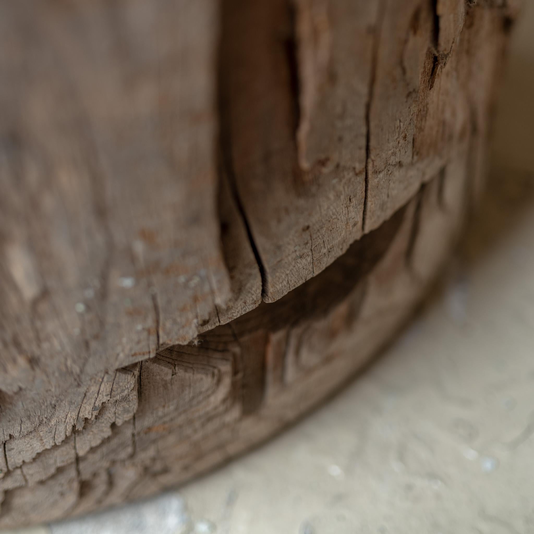 Japonais « Usu », sculpté à la main, Wabi-sabi, début du 20e siècle, Japon en vente