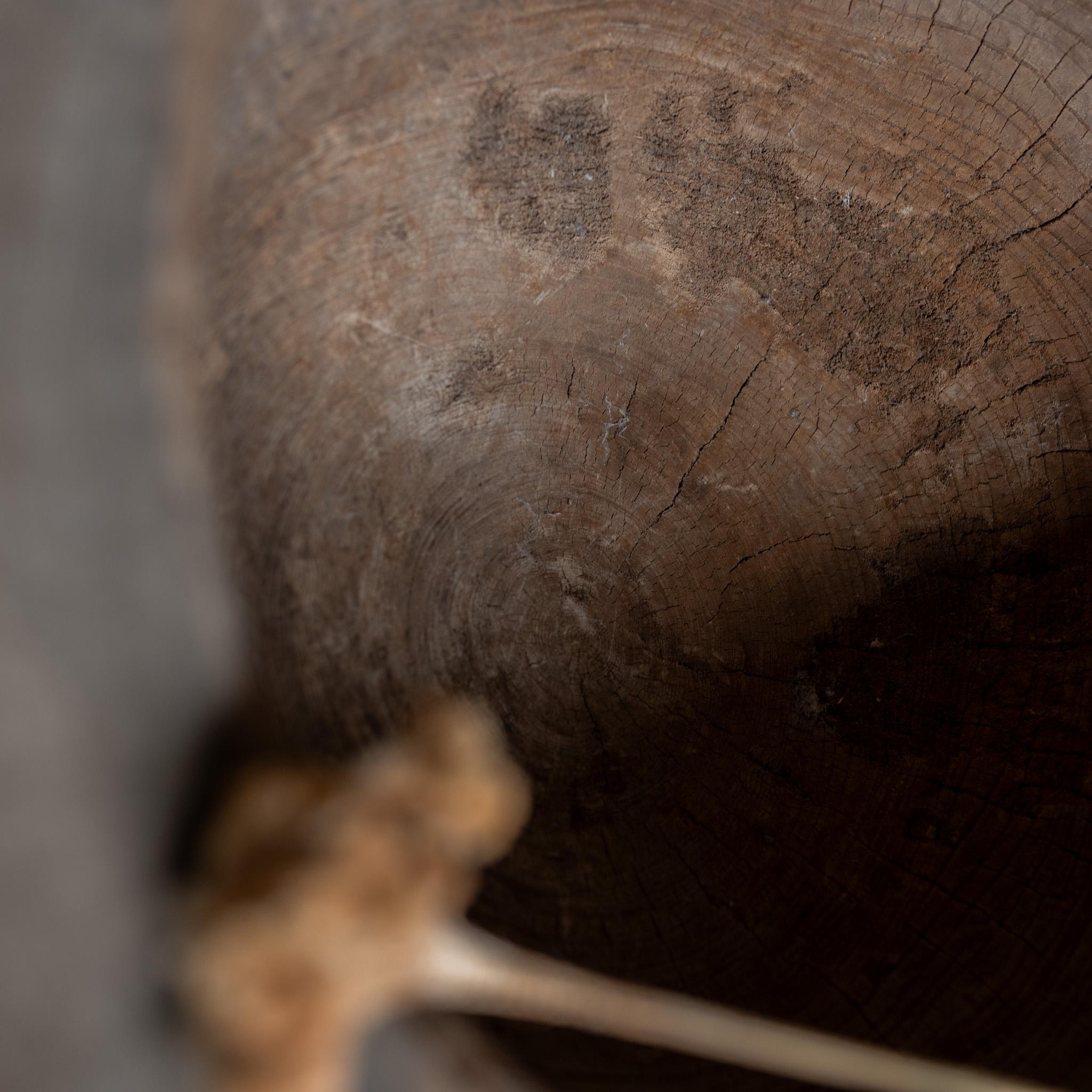 « Usu », sculpté à la main, Wabi-sabi, début du 20e siècle, Japon Bon état - En vente à Tokyo, Tokyo