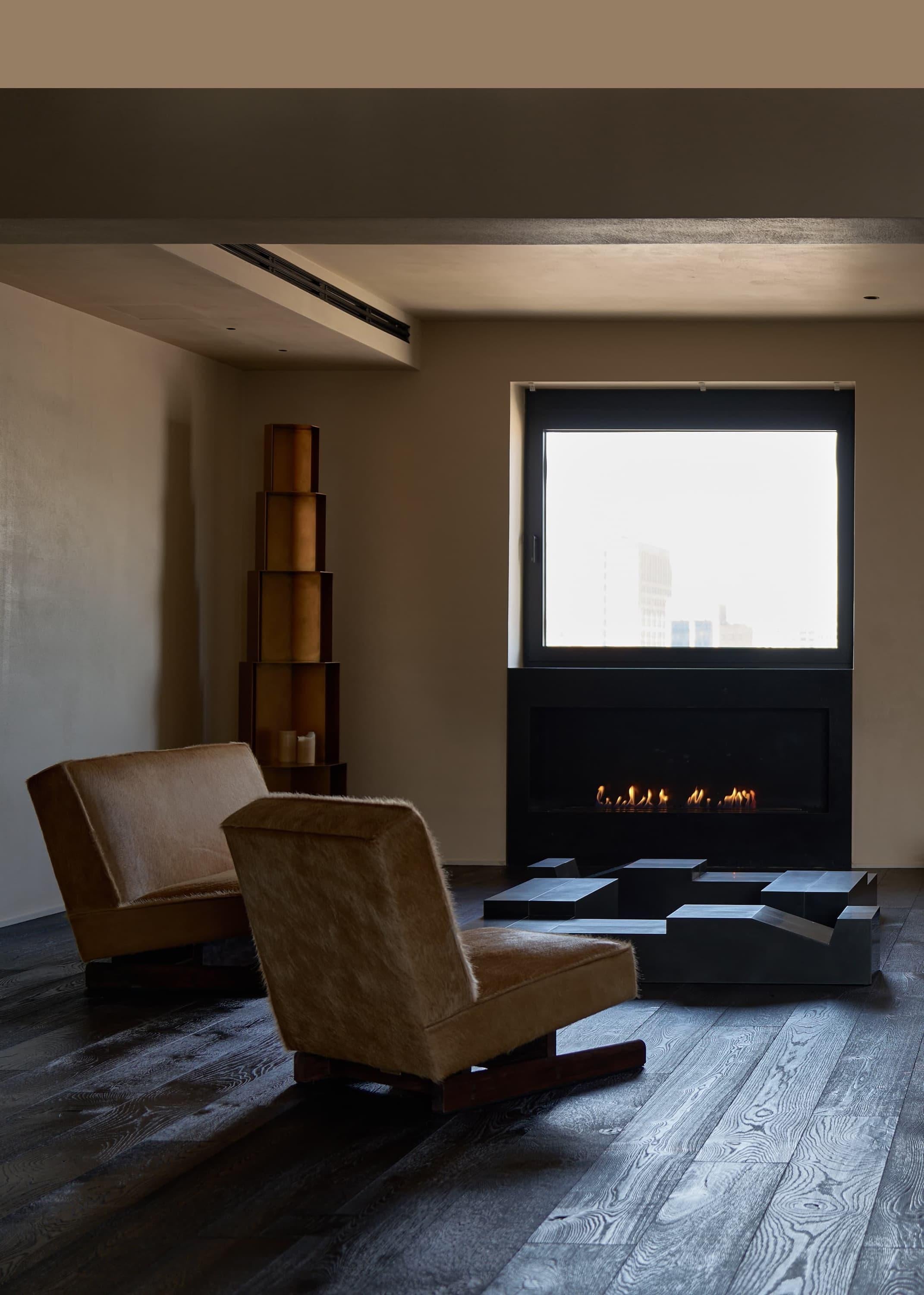 Ut 02 Cowhide and Walnut Sofa by Sing Chan For Sale 1