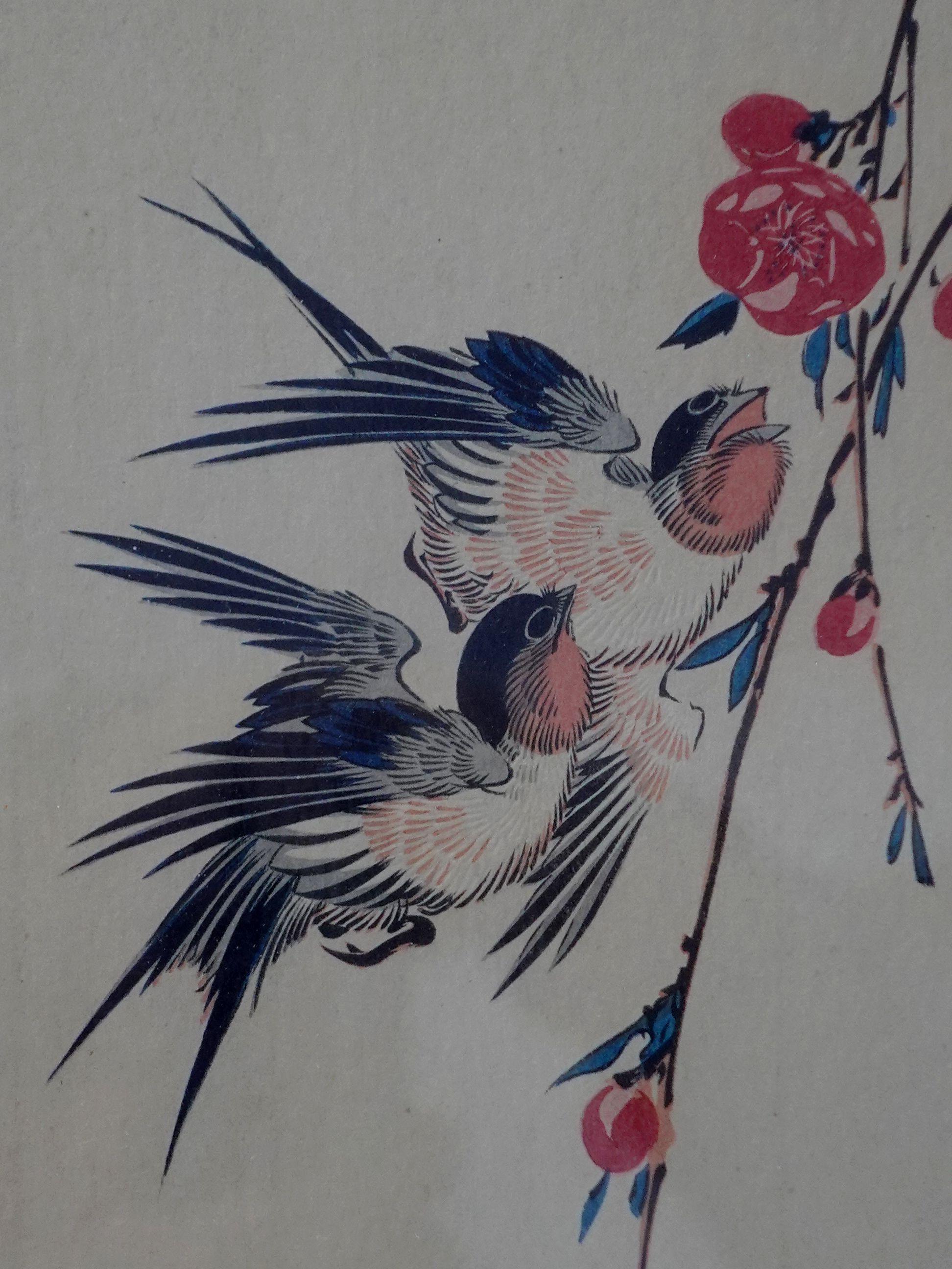 Woodwork Utagawa Ando Hiroshige Woodblock Print J001, Japan For Sale