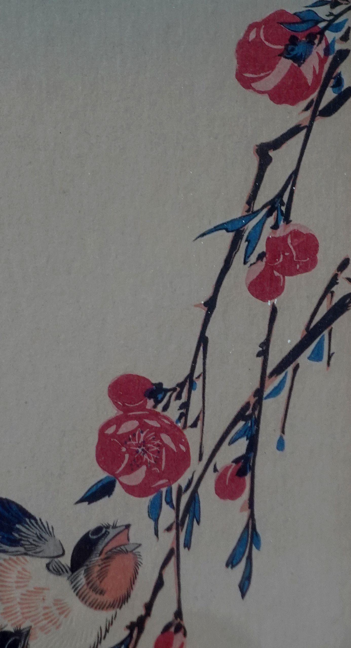 Hand-Painted Utagawa Ando Hiroshige Woodblock Print J001, Japan For Sale