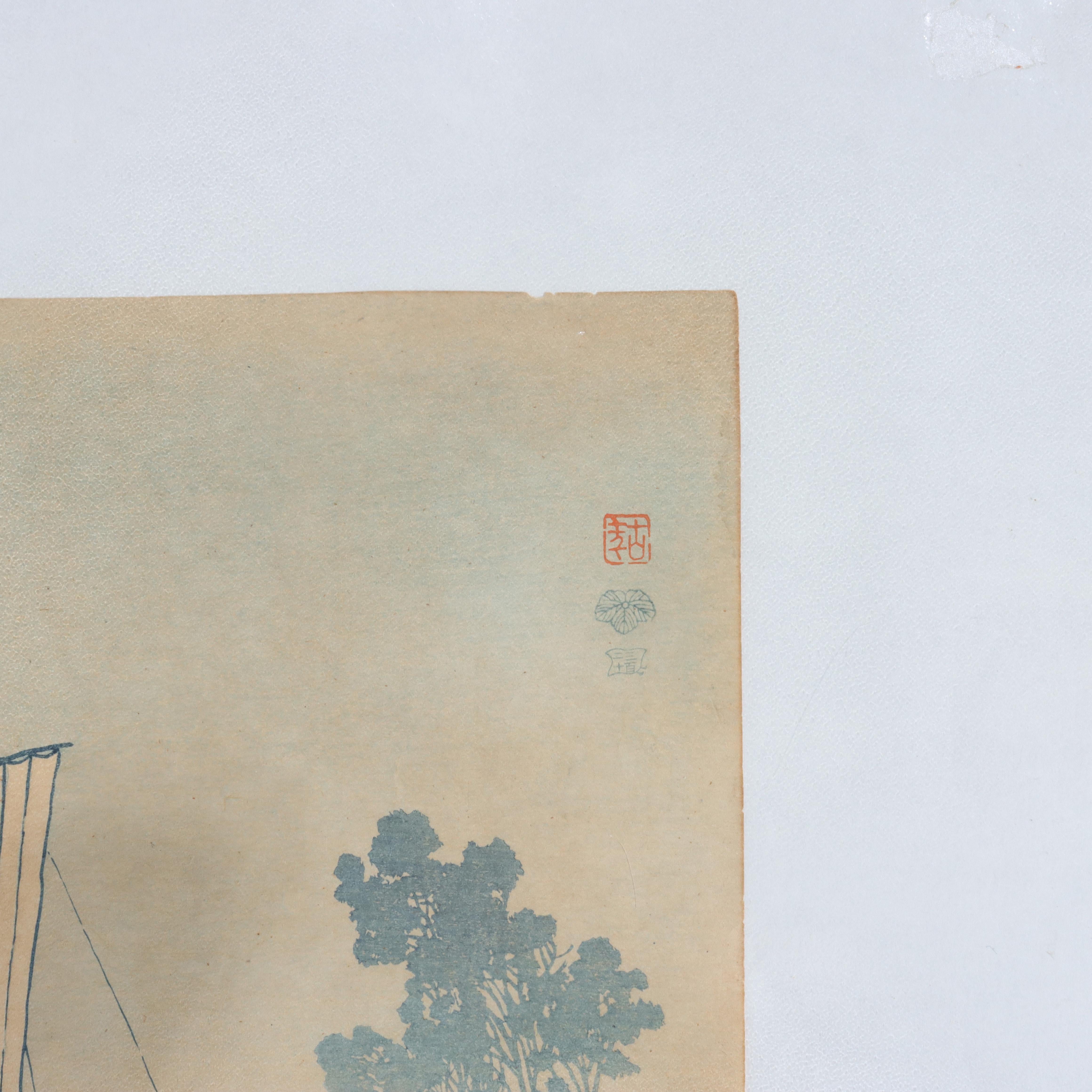 Utagawa Hirosh Japanischer Farbholzschnitt 