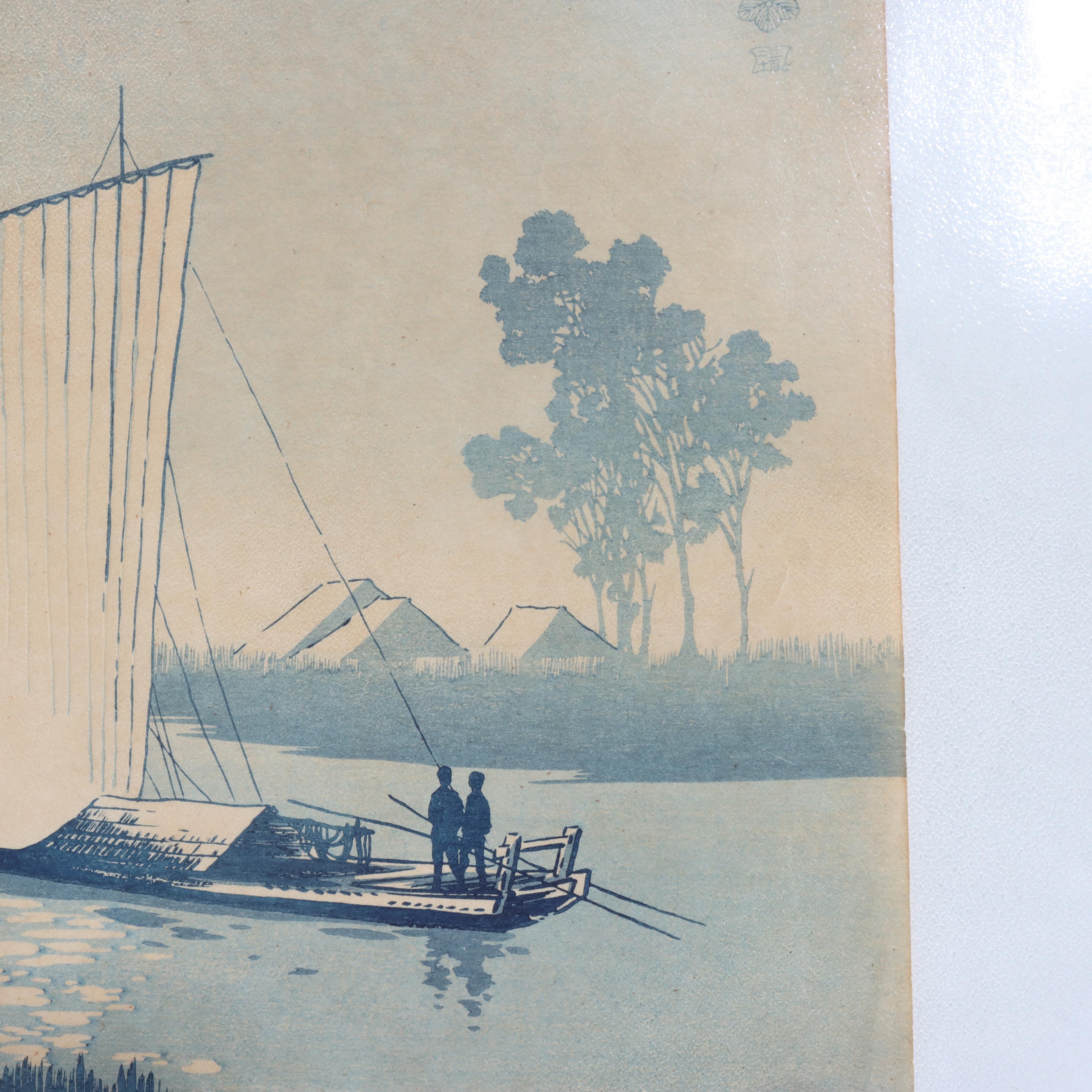 Utagawa Hirosh Japanischer Farbholzschnitt 