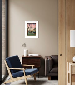 Auténtico Jardín de Ciruelos en Kamata名所江戸百景-publisher大江广木版社版Ōe Hiroki-carver-ItōSusumu