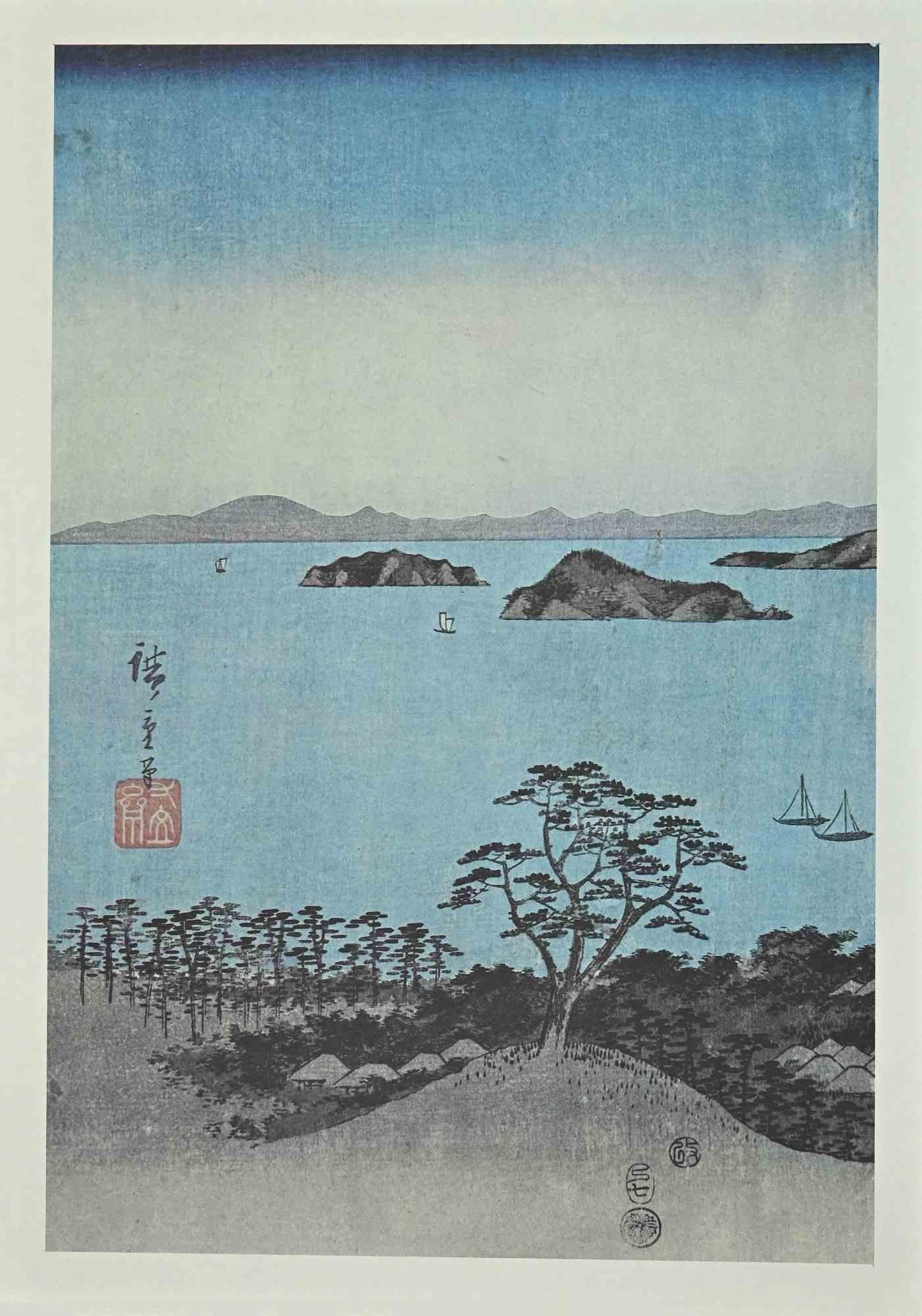 Figurative Print de Utagawa Hiroshige - Paquete tres obras