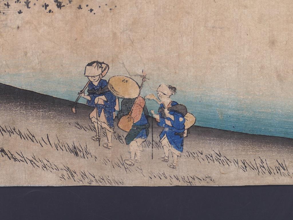 Futagawa Sarugababa - Original Woodcut by Utagawa Hiroshige - 1833 6