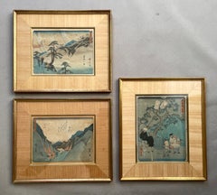 Japan, Three Prints After Hiroshige, Circa 1840