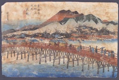 Keishi (Kyoto) - Orignal Woodcut by Utagawa Hiroshige - 1833 ca