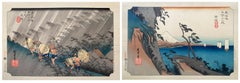 
Satta Peak and Shono Rain
 After Utagawa Hiroshige 歌川廣重, Ukiyo-e Woodblock