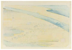 Shimada - Woodcut by Utagawa Hiroshige - 1833