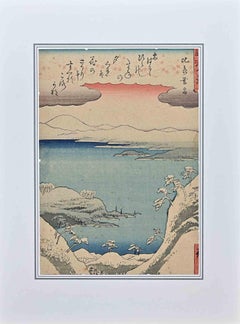 Snowy Landscape - Woodcut after Utagawa Hiroshige - Late 19th Century