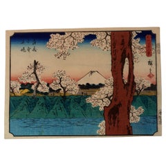 Utagawa Hiroshige 歌川廣重 Woodblock Print R2 "Thirty-Six Views of Mount Fuji" 1848