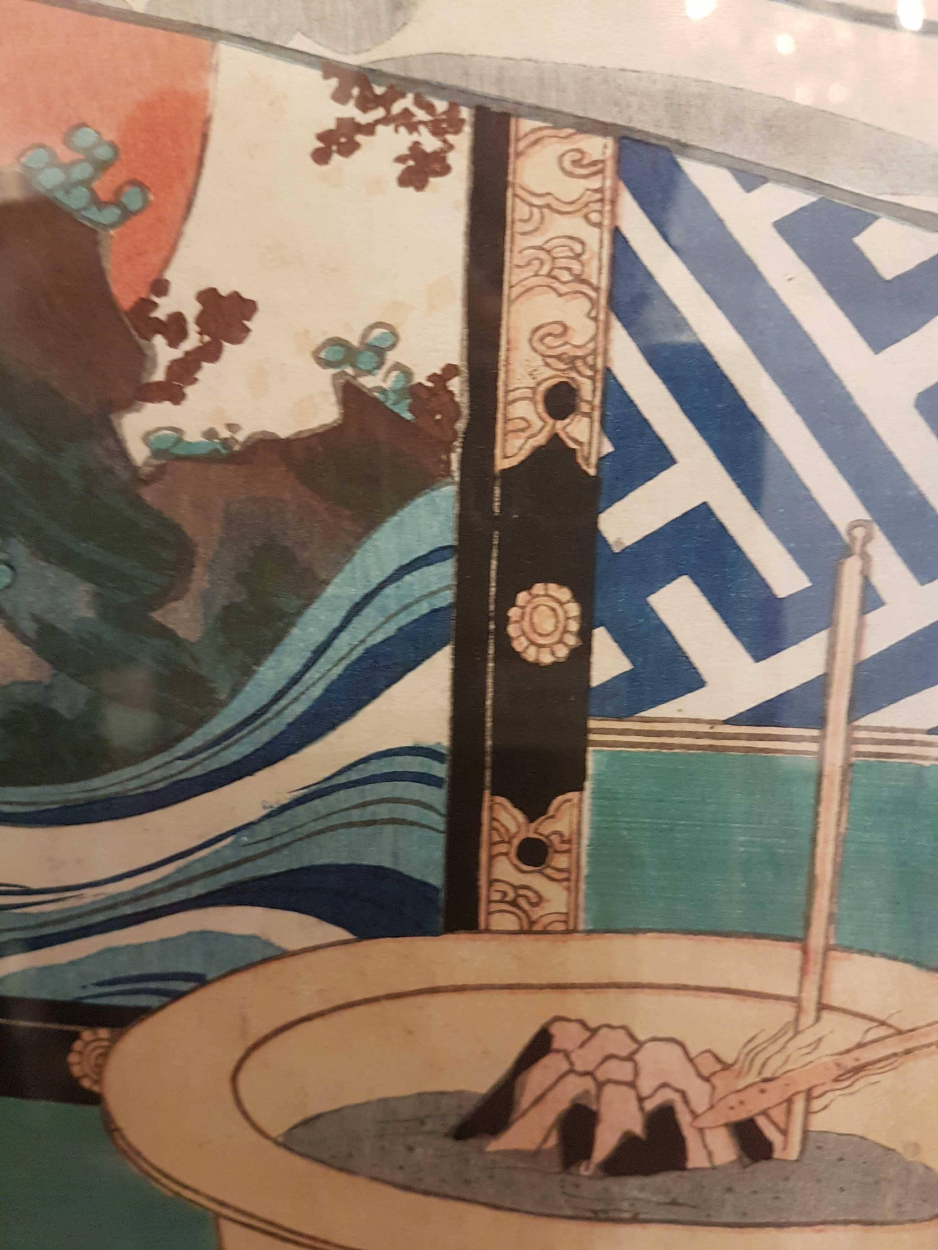 Utagawa Kunisada ‘Toyokuni III’, 1786-1865 Japanese Woodblock Print, 1852 In Good Condition In Cagliari, IT