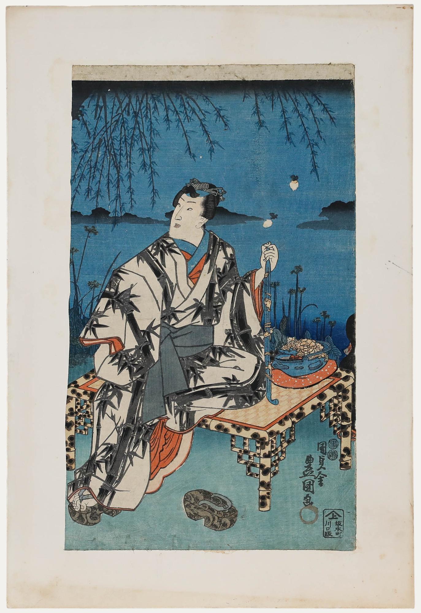 Portrait Print de Utagawa Kunisada III - Utagawa Kunisada (1786-1865) - xilografía japonesa de mediados del siglo XIX, Niwa Suzumi