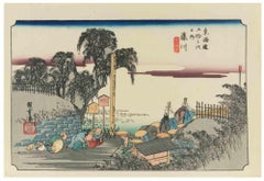 Fujikawa – Holzschnitt von Utagawa Kunisada – 1832