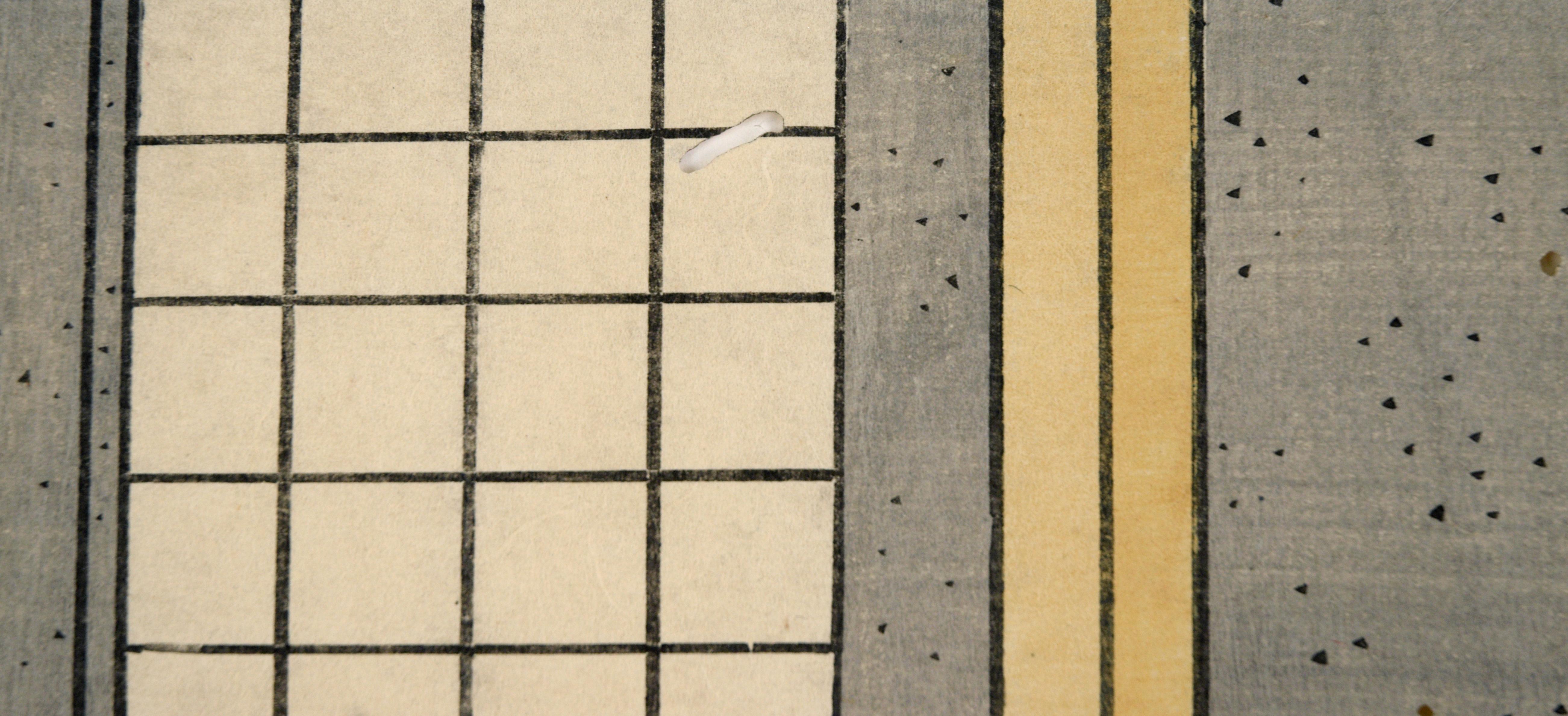 „Sun Saburo Matsugaya“ – figurativer japanischer Holzschnitt aus der Mitte des 19. Jahrhunderts im Angebot 1