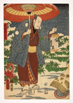 Original Japanese woodblock print
