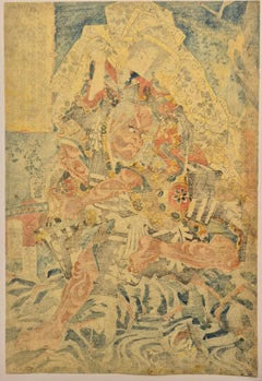 Utagawa Kunisada (Toyokuni III) -- Omori Hikoshichi
