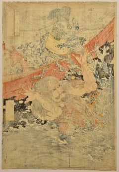 Utagawa KUNIYOSHI -- Konkoryu Rishu, Suikoden