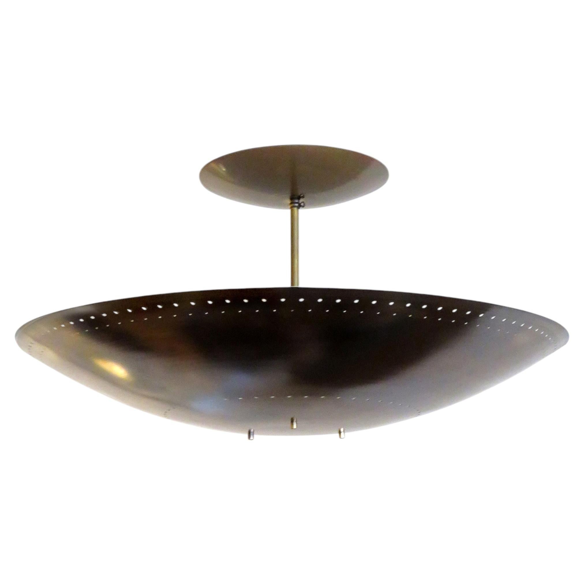 Plafoniera Utah-24 Brass di Gallery L7 in vendita
