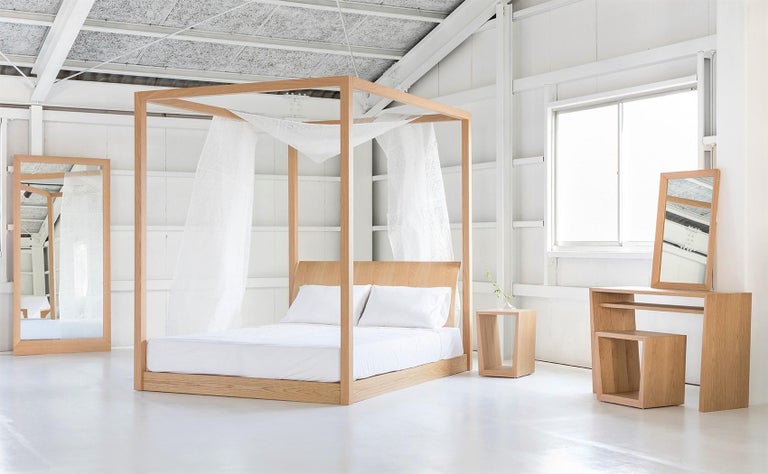 Utah Canopy Bed Contemporary Low Four Poster King Size