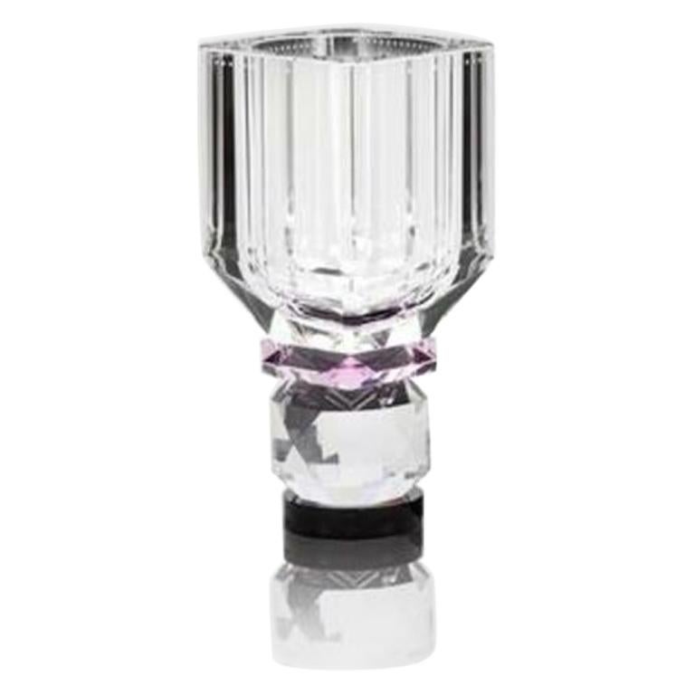 Utah-Kristallvase, handgefertigtes zeitgenössisches Kristall