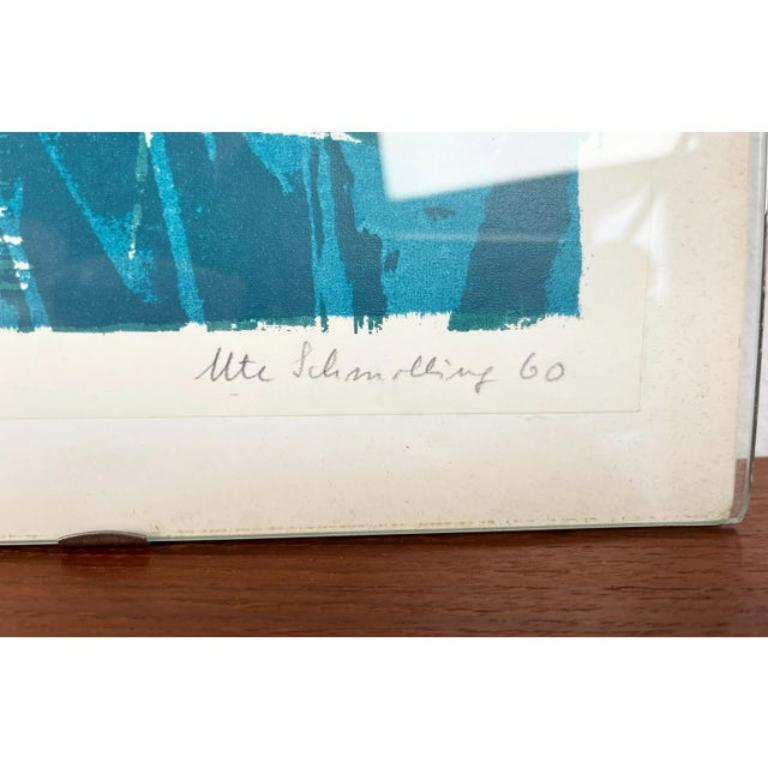 Ute Schmolling, Seglerhafen 32/100, 1960, Linocut, incorniciato in vendita 5
