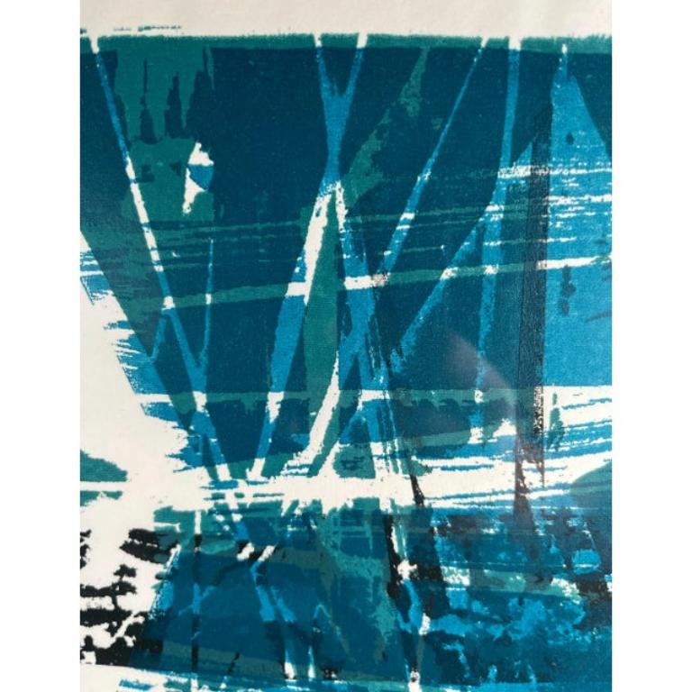 Ute Schmolling, Seglerhafen 32/100, 1960, Linocut, incorniciato in vendita 1