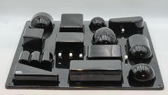 Uten.Silo II in nero di Design M Ingo Maurer Dorothee Becker Design, anni '70