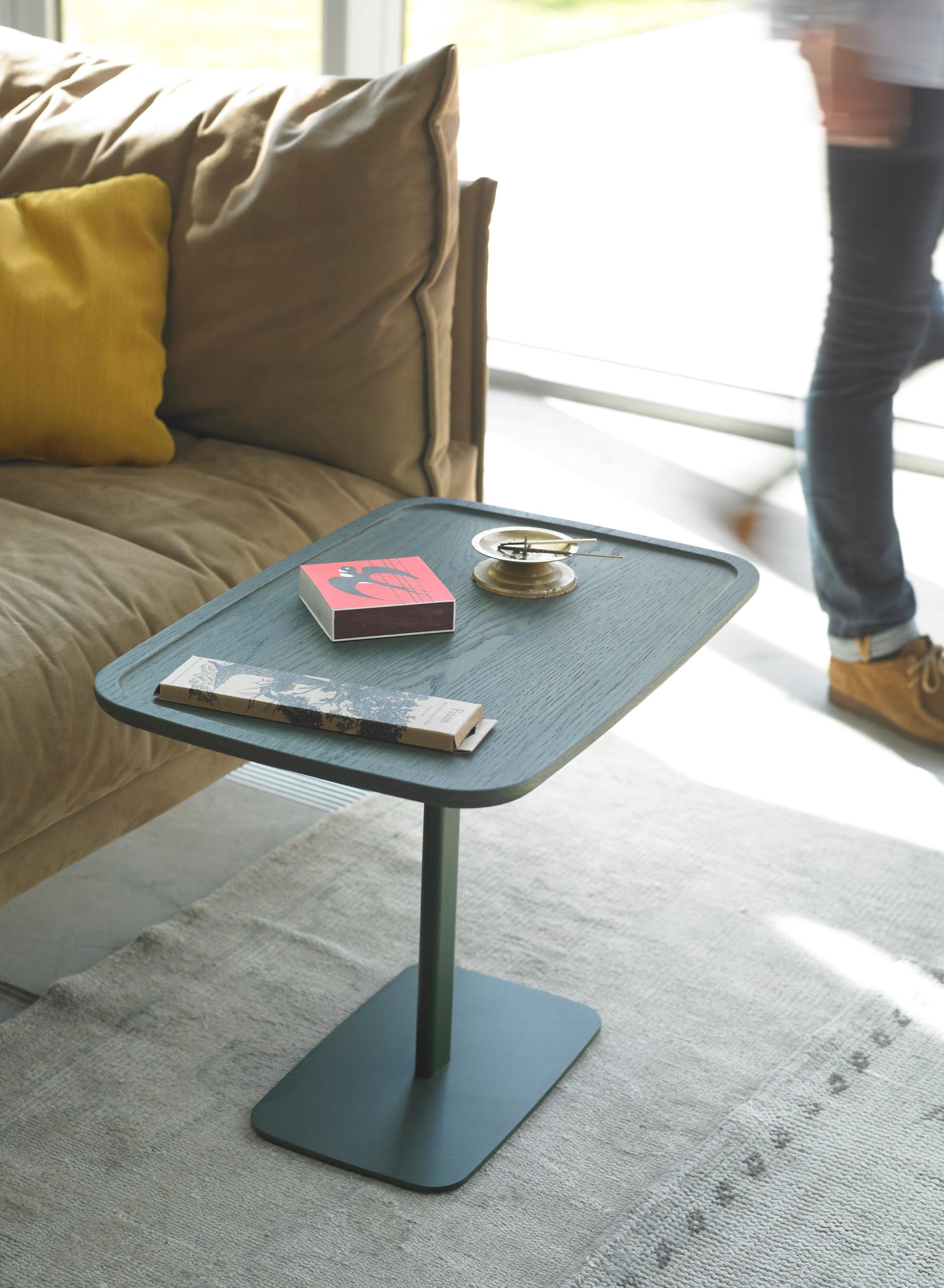 Wood Customizable Utensils Adjustable Side Table by Arco Design Studio For Sale
