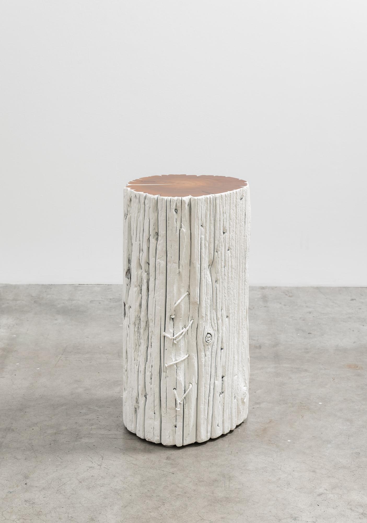 In the Pacific Northwest, cedar utility poles have stood and endured the elements for the last 75+ years. By hook or by crook, SPACECRAFT commandeers these old growth poles on their way to the trash and turns them into end tables, side tables, and